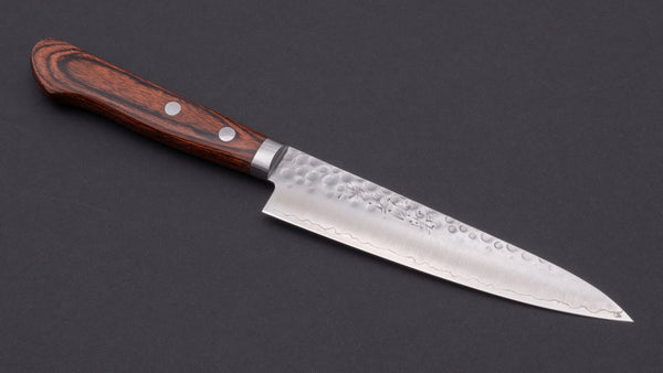 Hitohira Imojiya HG Tsuchime Petty 135mm Imitation Mahogany Handle - Tetogi