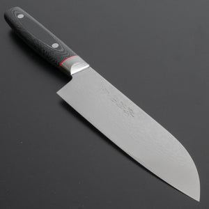 Hitohira Imojiya KT VG - 10 Santoku Micarta Handle - Tetogi