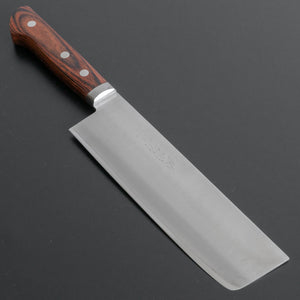 Hitohira Imojiya MZ VG - 1 Nakiri 165mm Imitation Mahogany Handle - Tetogi