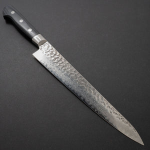 Hitohira Imojiya ST Tsuchime Damascus Sujihiki 240mm Pakka Handle (Yo) - Tetogi