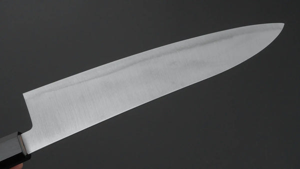 Hitohira Imojiya TH Blue Super Gyuto 210mm Ebony Handle - Tetogi