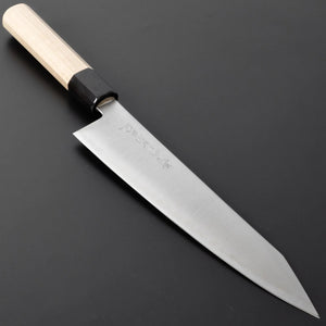Hitohira Imojiya TH Blue Super Kiritsuke Gyuto 210mm Ho Wood Handle - Tetogi