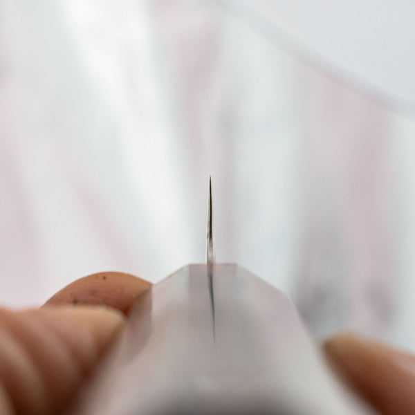 Hitohira Imojiya TH Damascus Paring 105mm Ebony Handle - Tetogi