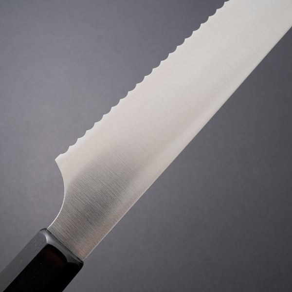 Hitohira Imojiya TH Stainless Bread Knife 240mm Pakka Handle (Wa) - Tetogi