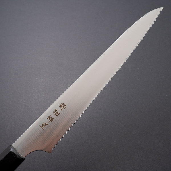 Hitohira Imojiya TH Stainless Bread Knife 240mm Pakka Handle (Wa) - Tetogi