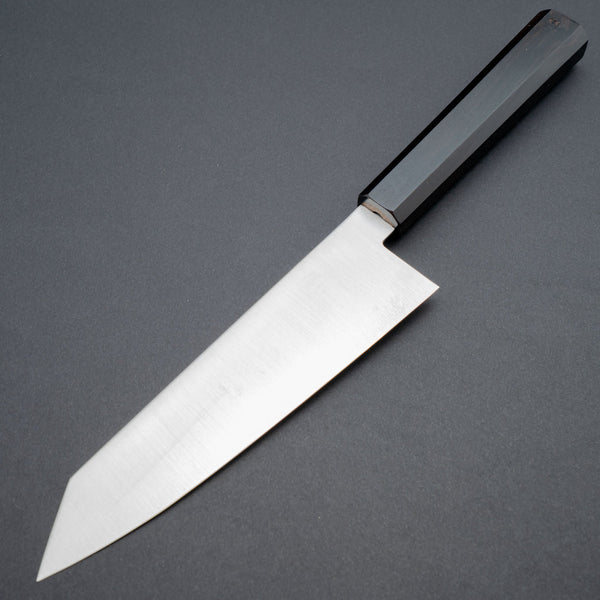 Hitohira Imojiya TH Stainless Bunka 180mm Ebony Handle (Wa) - Tetogi
