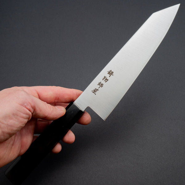 Hitohira Imojiya TH Stainless Bunka 180mm Ebony Handle (Wa) - Tetogi