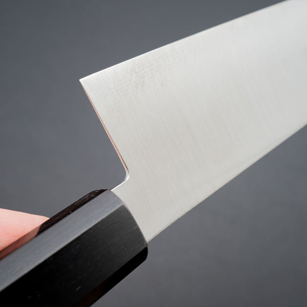 Hitohira Imojiya TH Stainless Bunka 180mm Ebony Handle (Wa) - Tetogi