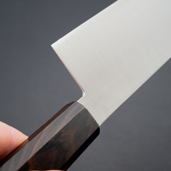 Hitohira Imojiya TH Stainless Nakiri 160mm Ebony Handle (Wa) - Tetogi