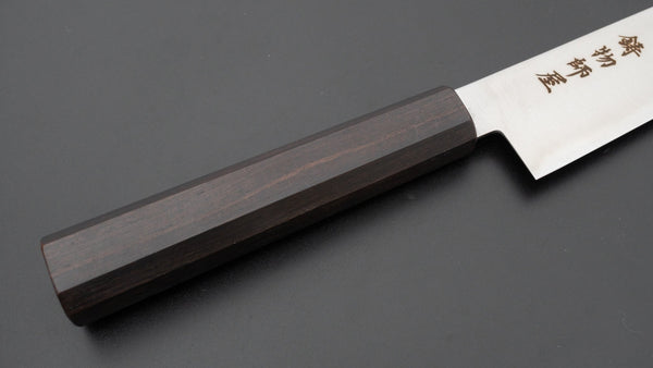 Hitohira Imojiya TH Stainless Sujihiki 240mm Ebony Handle (Wa) - Tetogi