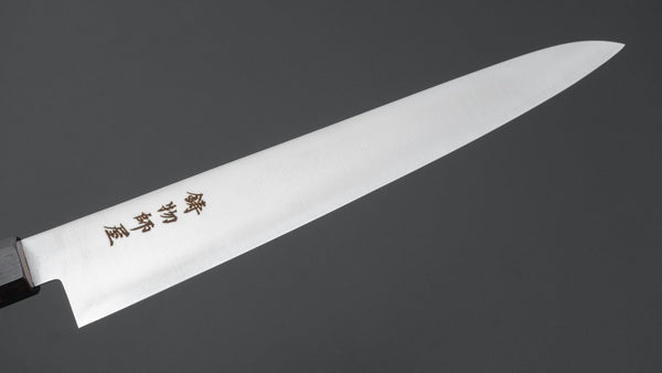 Hitohira Imojiya TH Stainless Sujihiki 240mm Ebony Handle (Wa) - Tetogi