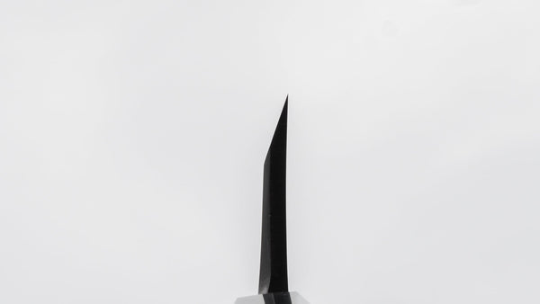 Hitohira Kikuchiyo Manzo Blue 2 Deba 180mm Ho Wood Handle (Saya) - Tetogi