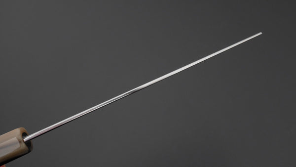 Hitohira Kikuchiyo Ren Silver 3 Nakiri 180mm Ebony Handle - Tetogi