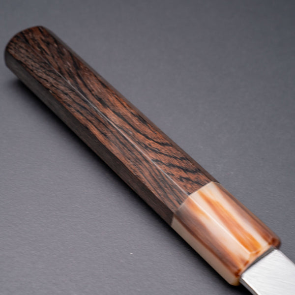 Hitohira Kikuchiyo Ren Silver 3 Nakiri 180mm Ebony Handle - Tetogi