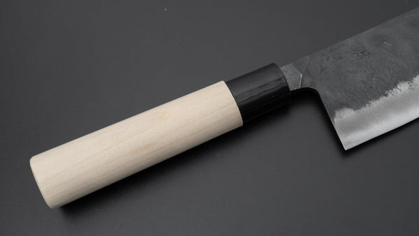 Hitohira Kurouchi White #2 Mochi Kiri 185mm Poplar Handle - Tetogi