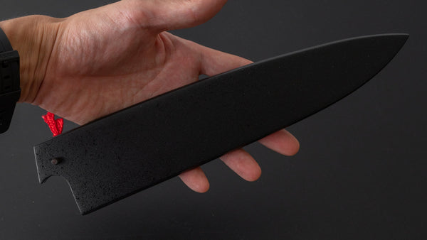 Hitohira MIT Black Coated Saya Gyuto 210mm (Magnetic) - Tetogi