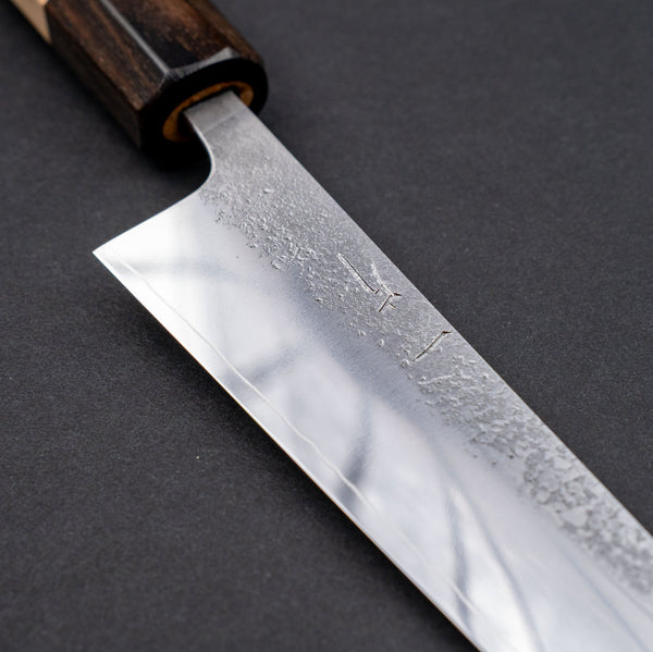 Hitohira Nihei SLD Nashiji Migaki Petty 150mm Chestnut Handle - Tetogi
