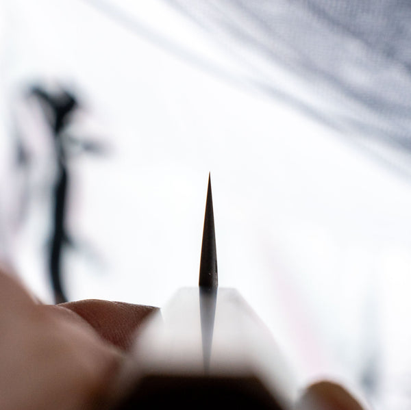 Hitohira Nihei SLD Nashiji Migaki Petty 150mm Chestnut Handle - Tetogi