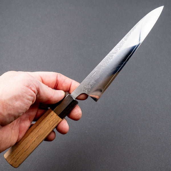 Hitohira Nihei SLD Nashiji Migaki Petty 150mm Chestnut Handle - Tetogi