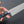 Hitohira NM Migaki Santoku 170mm Blue Pakka Handle - Tetogi