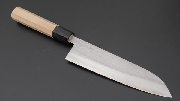 Hitohira NM Tsuchime Gyuto 180mm Ho Wood Handle - Tetogi