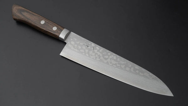 Hitohira NM V10 Damascus Gyuto 180mm Pakka Handle - Tetogi