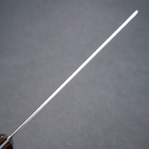 Hitohira NM V10 Tsuchime Damascus Nakiri 130mm Brown Pakka Handle (No Bolster) - Tetogi