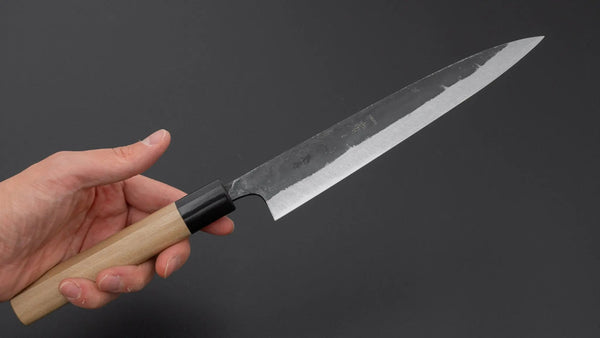 Hitohira Onihiro Blue 1 Petty 195mm Ho Wood Handle (D-Shape) - Tetogi