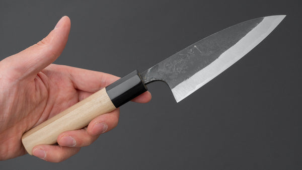 Hitohira Onihiro White 1 Funayuki 105mm Ho Wood Handle (D - Shape) - Tetogi