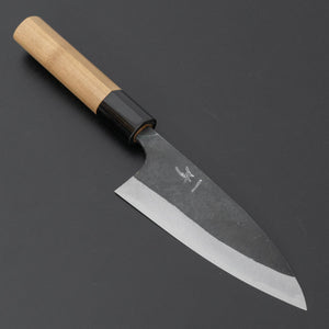Hitohira Onihiro White 1 Funayuki 120mm Ho Wood Handle (D - Shape) - Tetogi