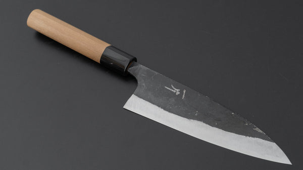 Hitohira Onihiro White 1 Funayuki 150mm Ho Wood Handle (D - Shape) - Tetogi