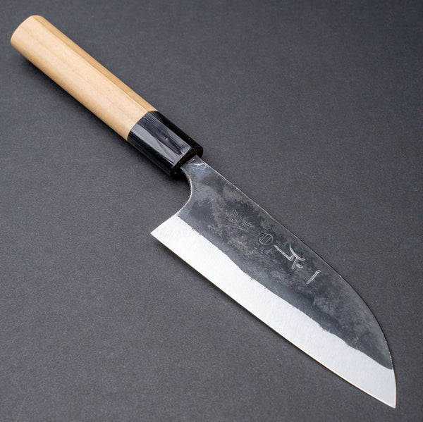Hitohira Onihiro White 1 Santoku 120mm Ho Wood Handle (D - Shape) - Tetogi