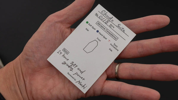 Hitohira Picked Okudo Suita Natural Stone (No.0118) - Tetogi