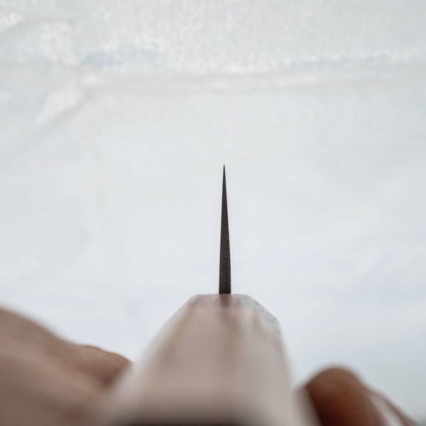 Hitohira Setsu Forged VG - 10 Damascus Petty 140mm Walnut Handle (Rengas Ferrule) - Tetogi