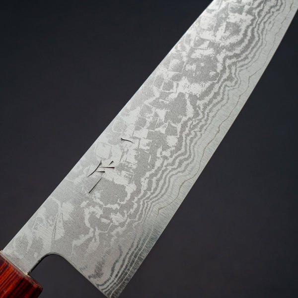 Hitohira Setsu Forged VG - 10 Damascus Petty 140mm Walnut Handle (Rengas Ferrule) - Tetogi