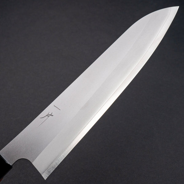 Hitohira Silver 3 Nashiji Gyuto 240mm Ebony Handle - Tetogi
