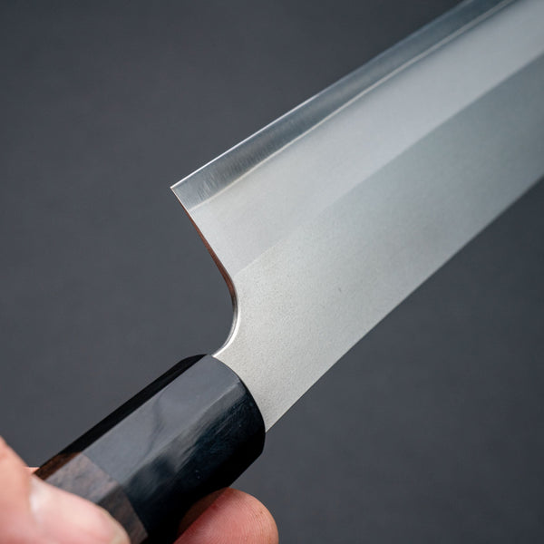 Hitohira Silver 3 Nashiji Nakiri 165mm Ebony Handle - Tetogi