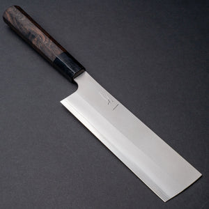 Hitohira Silver 3 Nashiji Nakiri 165mm Ebony Handle - Tetogi