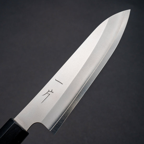 Hitohira Silver 3 Nashiji Petty 135mm Ho Wood Handle - Tetogi