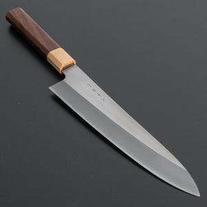 Hitohira TD SLD Migaki Gyuto 210mm Walnut Handle - Tetogi