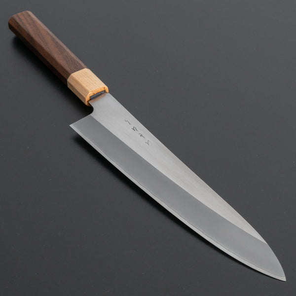 Hitohira TD SLD Migaki Gyuto 210mm Walnut Handle - Tetogi