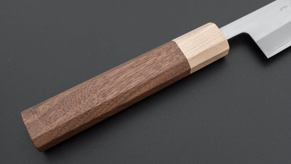 Hitohira TD SLD Migaki Sujihiki 240mm Walnut Handle - Tetogi
