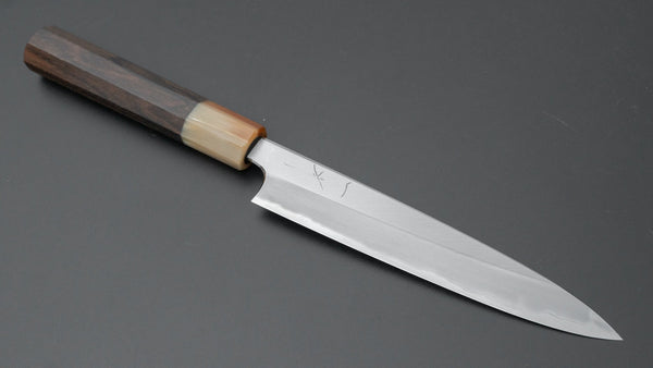 Hitohira Togashi Blue #1 Stainless Clad Migaki Petty 165mm Ziricote Handle - Tetogi