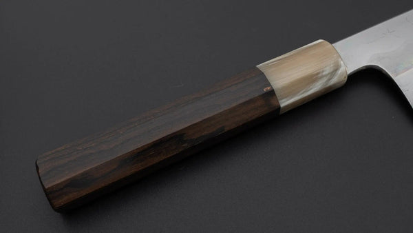 Hitohira Togashi White 1 Notaremon Mizu Honyaki Gyuto 240mm Ziricote Handle (178/ Saya) - Tetogi