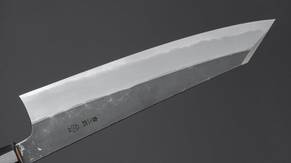 Hitohira Togashi White 2 Kurouchi Kiritsuke Gyuto 240mm Yakusugi Cedar Handle - Tetogi