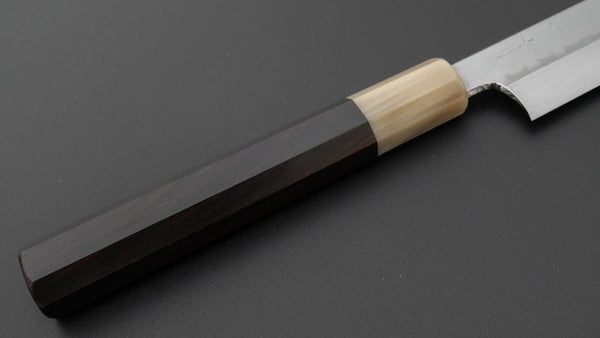 Hitohira Togashi White #2 Mizu Honyaki Fugubiki 300mm Ebony Handle (Old Stock) - Tetogi