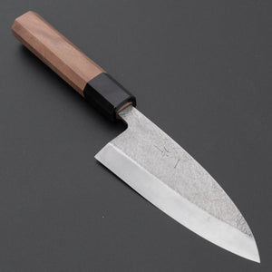 Hitohira VG10 Tsuchime Deba 120mm Walnut Handle - Tetogi