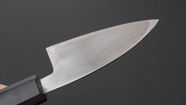 Hitohira VG10 Tsuchime Deba 90mm Walnut Handle - Tetogi