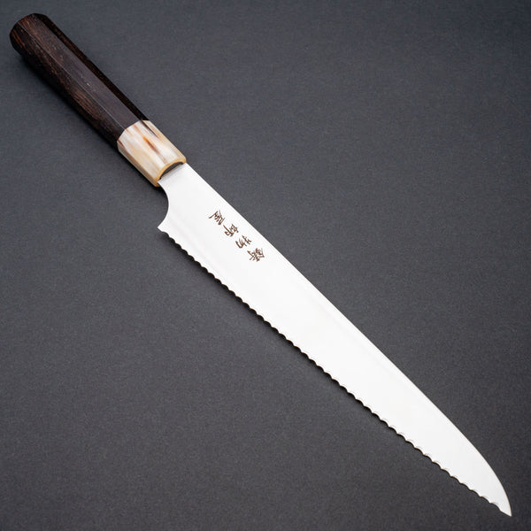 Hitohira Imojiya TH Stainless Bread Knife 240mm Ebony Handle