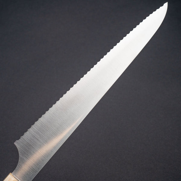Hitohira Imojiya TH Stainless Bread Knife 240mm Ebony Handle